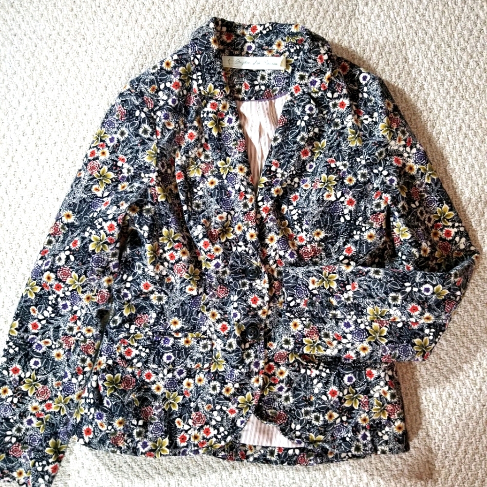 Daughters of the Liberation Floral Blazer